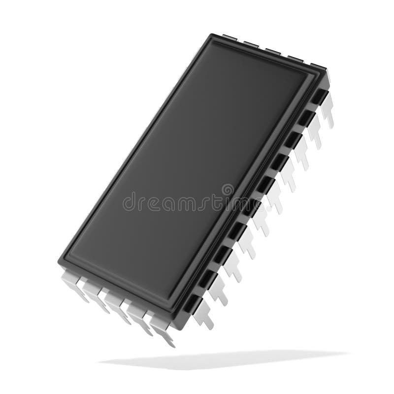 Computer chip vector illustration
