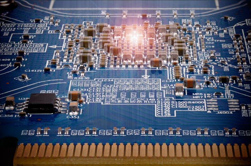 ComputerChipTechnologie. stockbild. Bild von auszug 24108789
