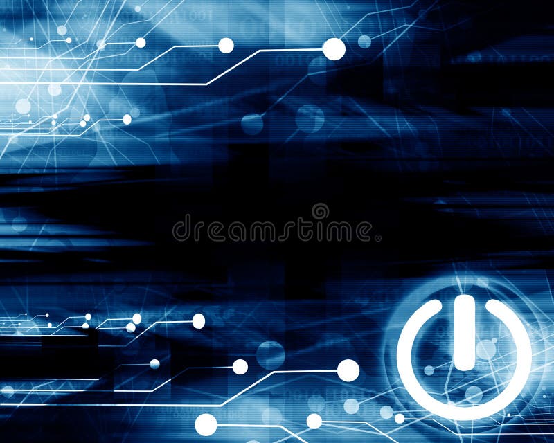 Computer circuit vector illustration