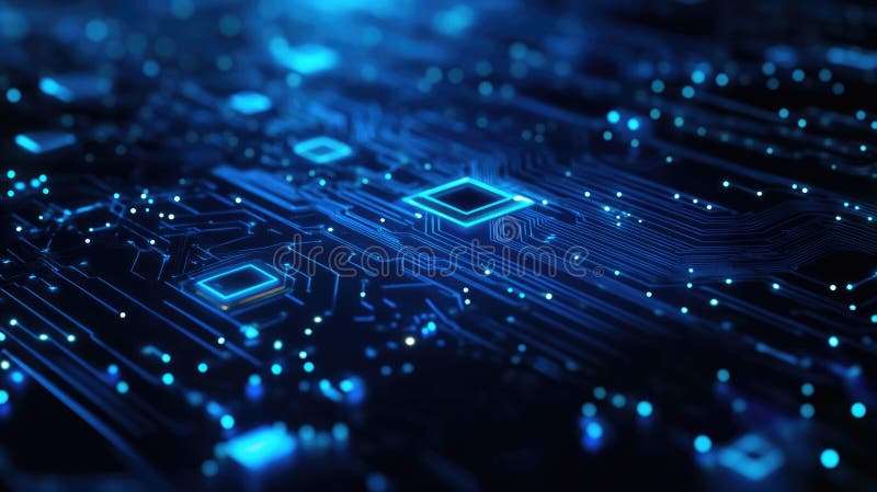 Computer Circuit Board Închide royalty free stock image