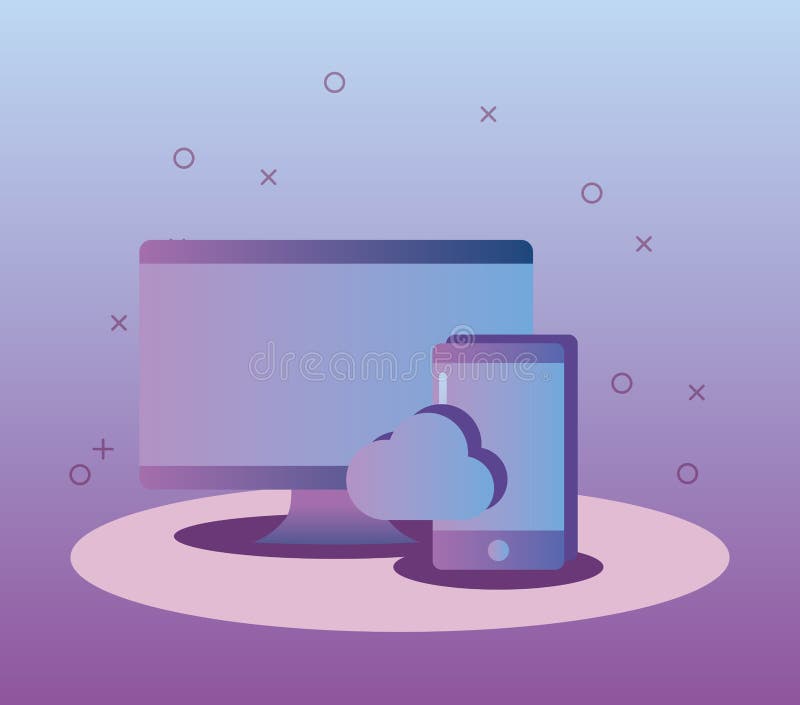 Innovation technology image stock illustration