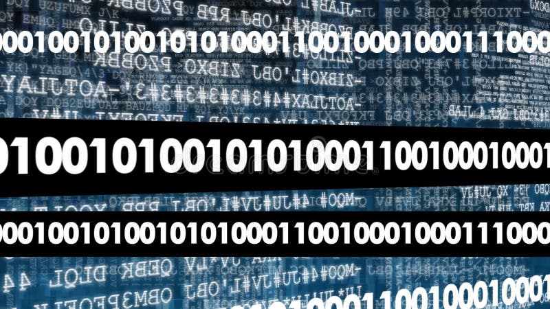 Computer Code 2 vector illustration