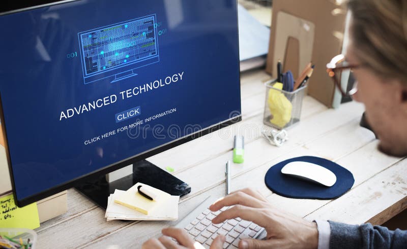 Computer Coding Code Advanced Technology Concept royalty free stock photography