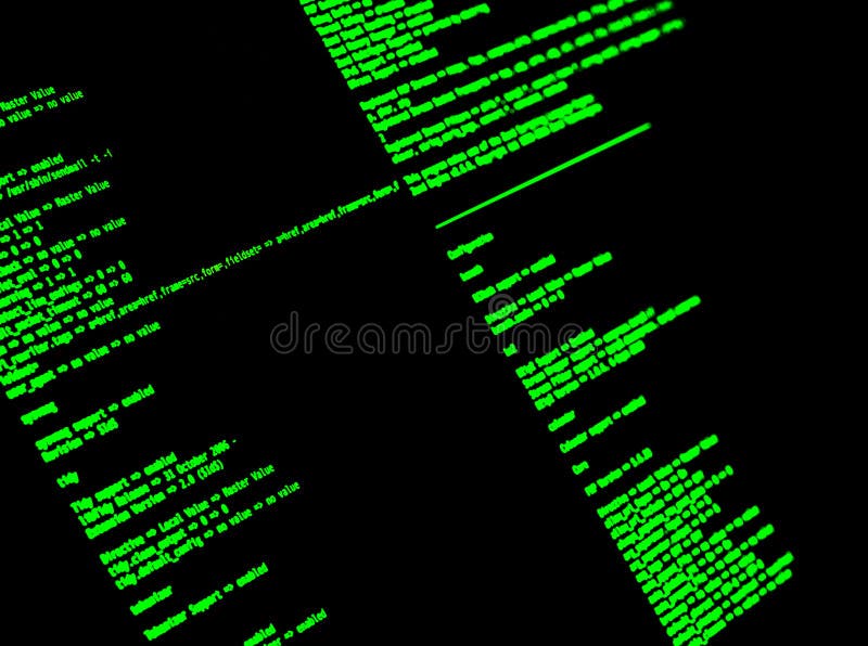 Computer Command Line Interface. CLI. Green Code in Command Line Interface  Stock Photo - Image of language, green: 150691430