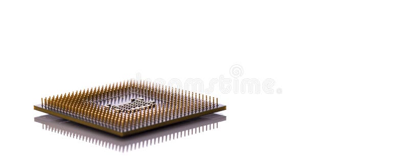 Computer cpu (central processor unit) chip background royalty free stock image