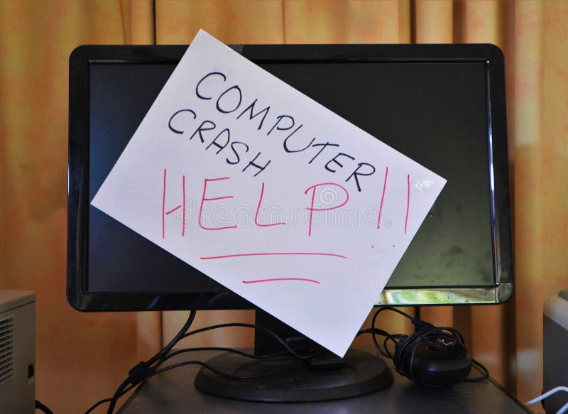 Computer crash royalty free stock photos Computer crash royalty free stock photos