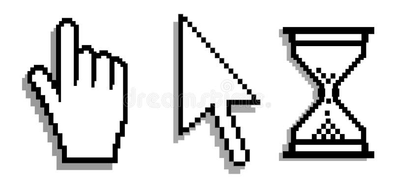 Computer cursor. Vector