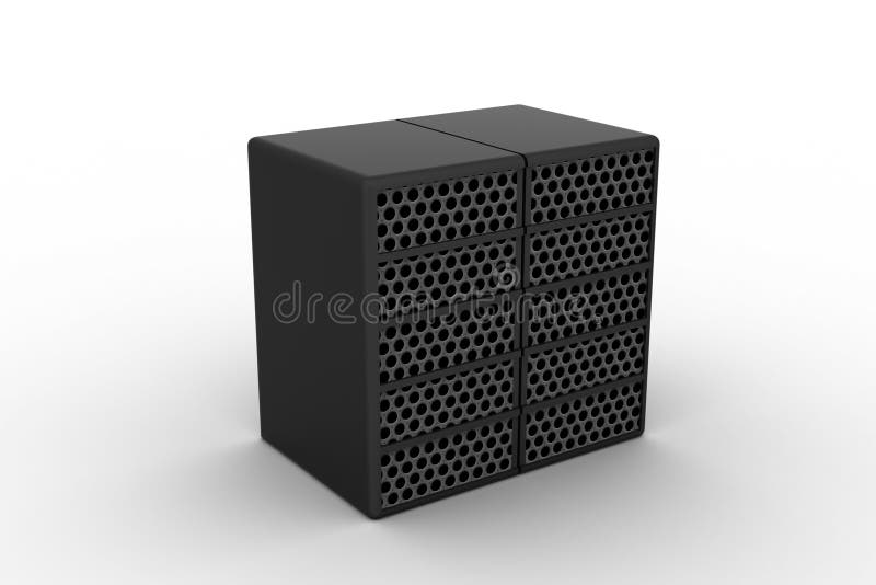 Computer data centre royalty free illustration