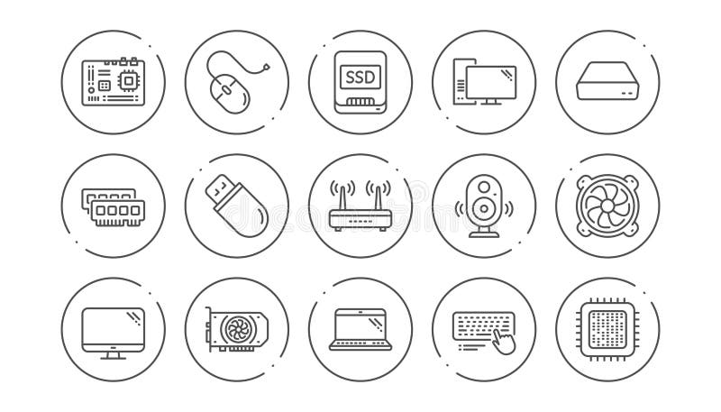 Memory Linear Icon. Modern Outline Memory Logo Concept on White