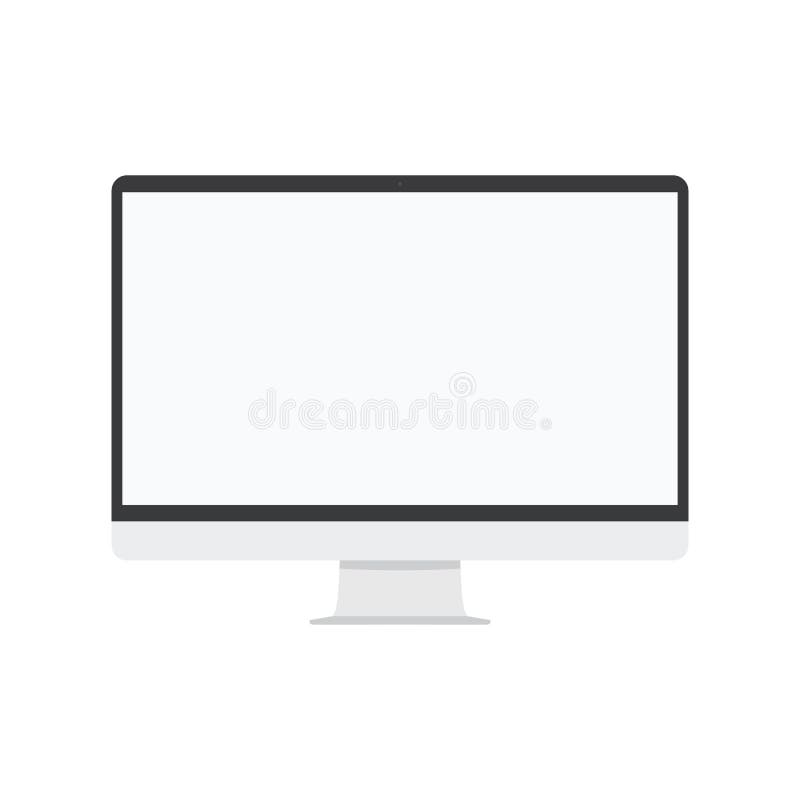 Computer screen black and white masastick