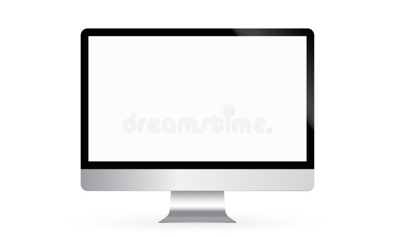 Boomgaard geld vertrekken Computer Display Blank Screen Vector Frame Stock Vector - Illustration of  display, device: 115679177