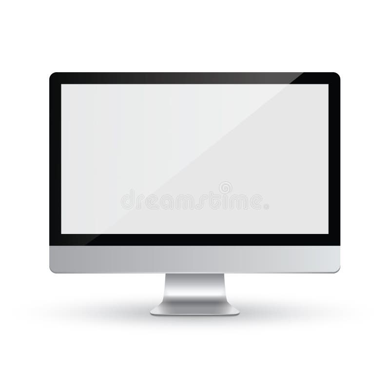 Computer Display IMac royalty free illustration