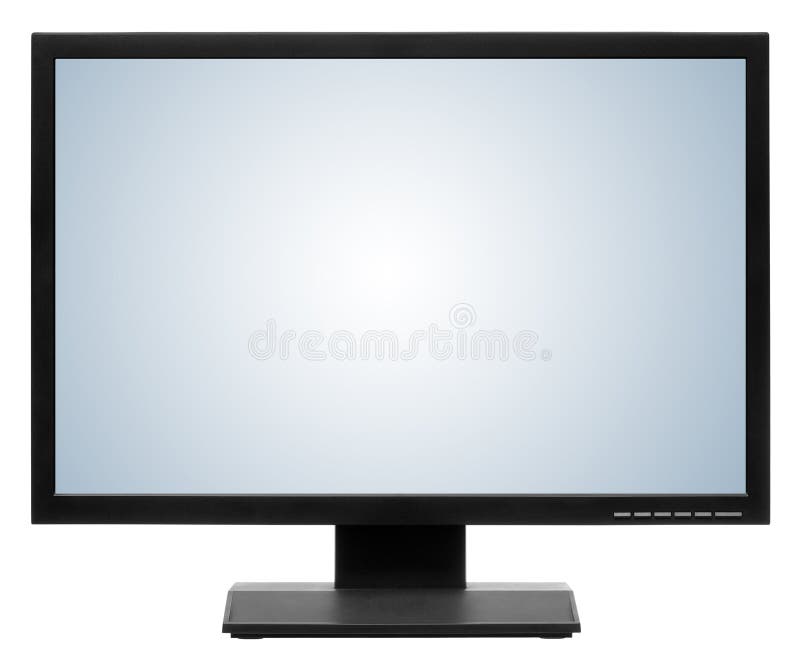 Computer display or lcd tv stock image