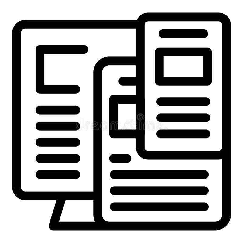 Computer displaying multiple documents for efficient digital workflow royalty free illustration