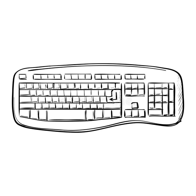 Sketch Keyboard Vector Images (over 2,600)