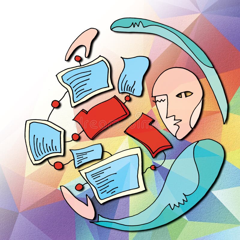 COMPUTER FILE MANAGEMENT SYSTEMS vector illustration