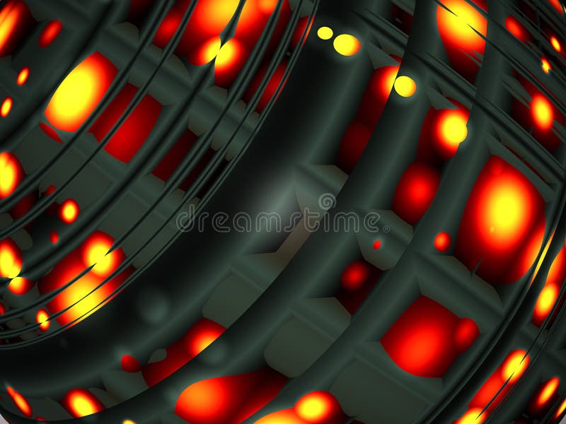 Computer generated abstract 14 vector illustration