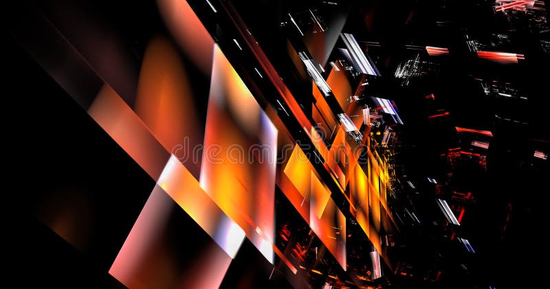 Computer generated abstract tehnology image. Three-dimensional 3D fractal texture stock images