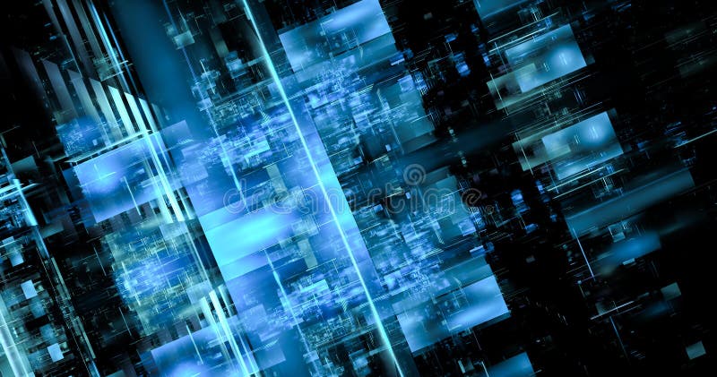 Computer generated abstract tehnology image. Three-dimensional 3D fractal texture royalty free stock photography