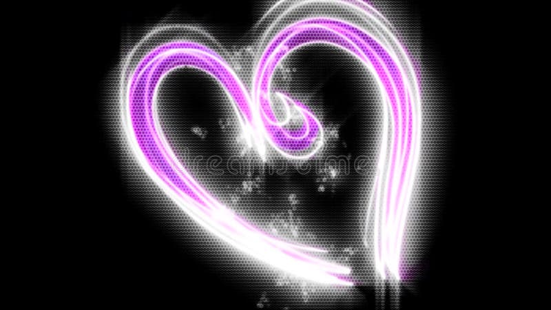 Computer generated animated moving motion background for wedding stock illustration