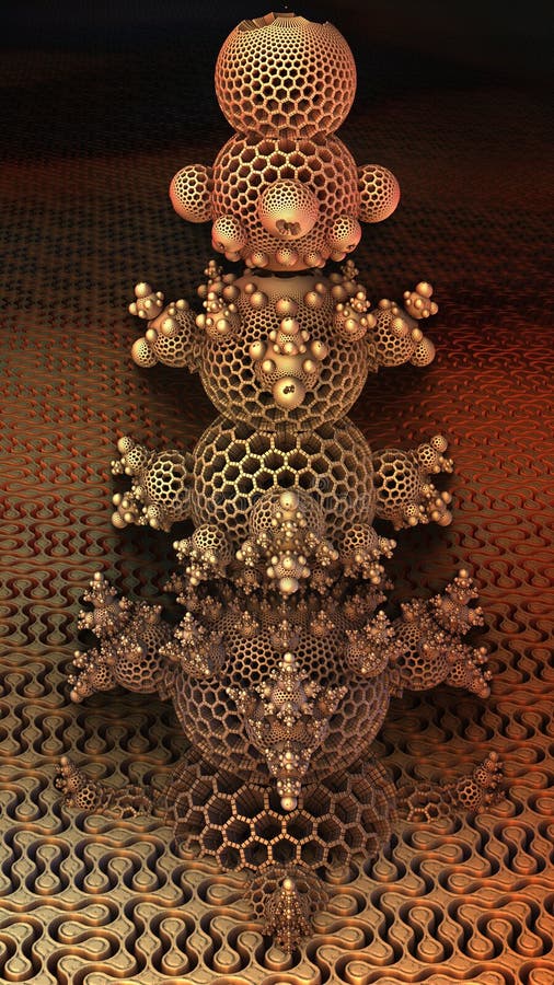 Colorful Abstract Fractal Background