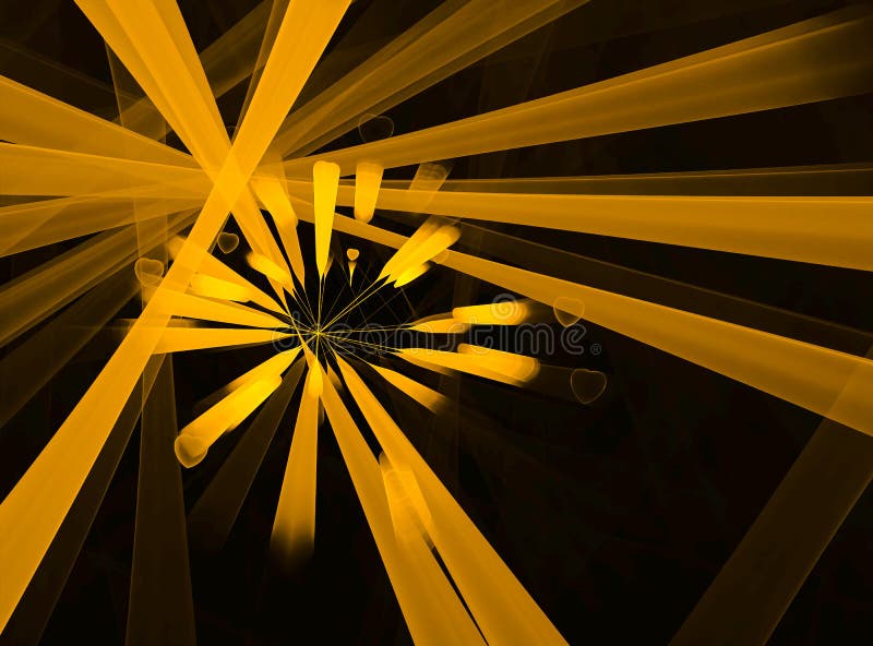 Computer generated image for elegant gold background or high tech design royalty free illustration