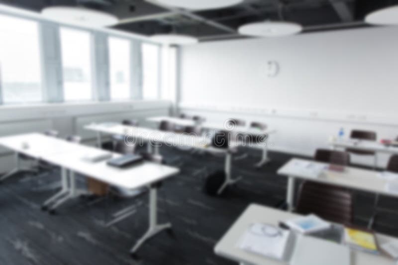 Computer generated image of modern office vector illustration