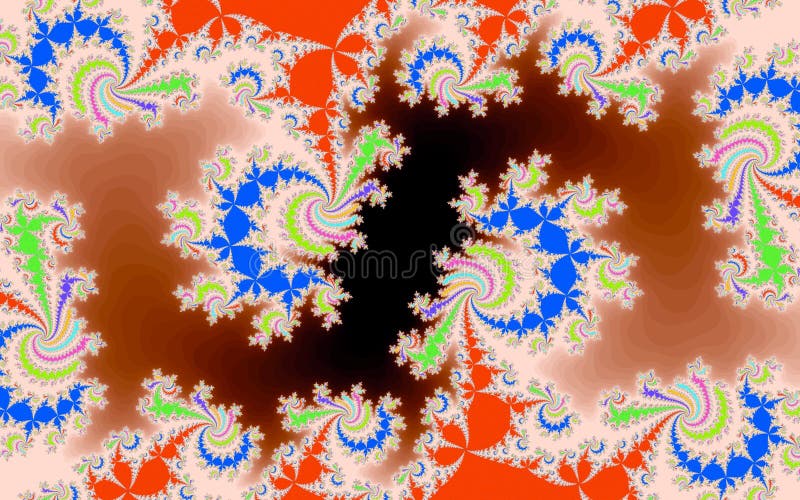 Computer generated patterns vector illustration