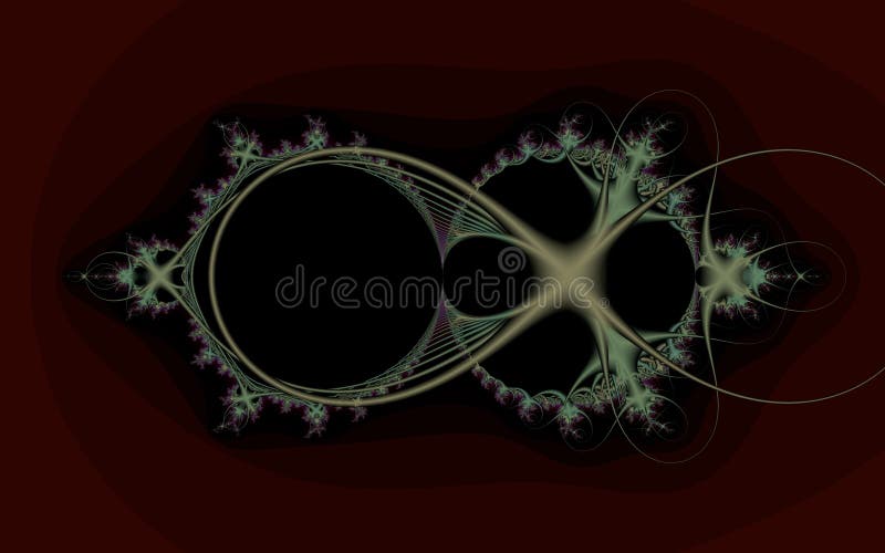 Computer generated patterns stock illustration