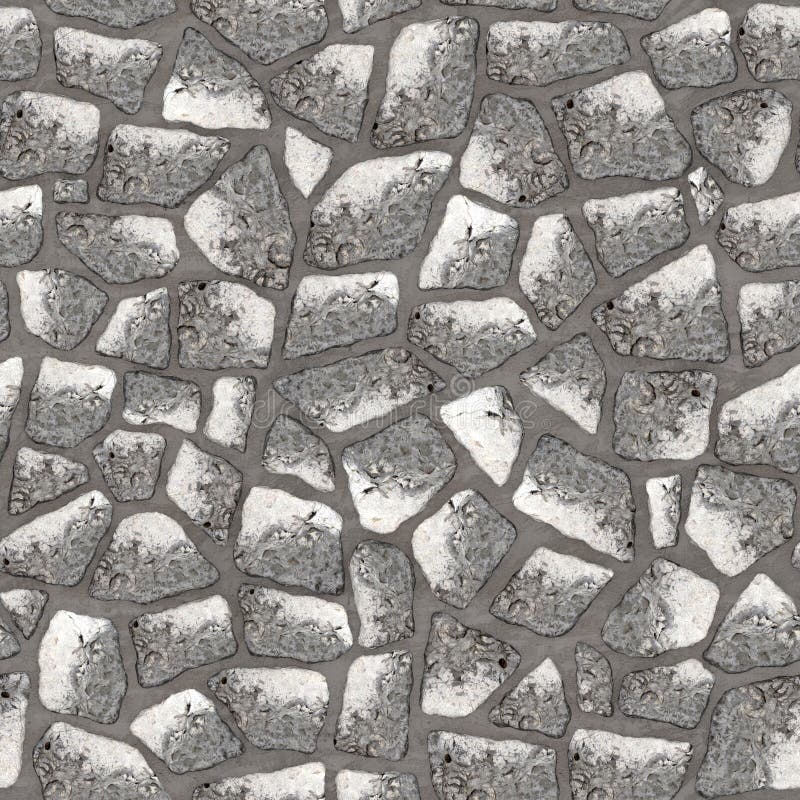 R087 Seamless Texture Stone Wall Stock Illustration Illustration of