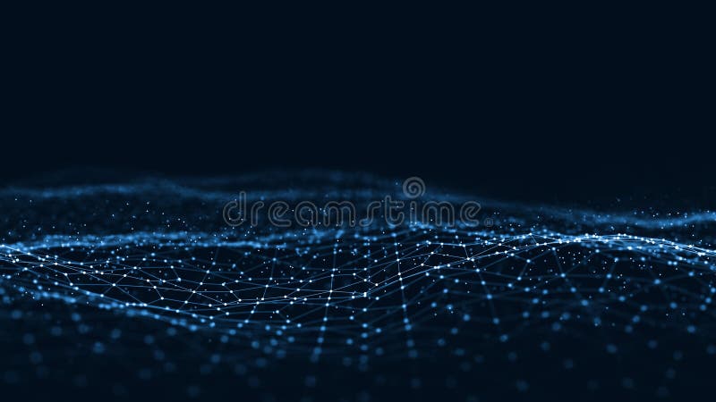 Computer geometric digital connection structure. Business inteligence technology background. Binary code algorithms deep learning royalty free illustration Computer geometric digital connection structure. Business inteligence technology background. Binary code algorithms deep learning royalty free illustration