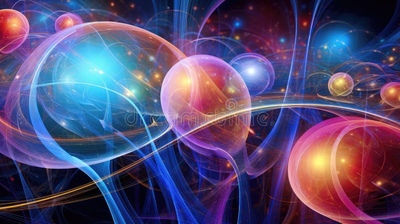 Computer graphic technology background illustration software hardware, animation web, interface raster computer graphic technology background AI generated