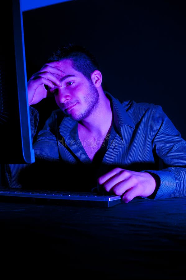 Computer hacker royalty free stock image