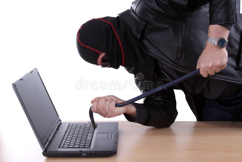 Computer hacker stock photography