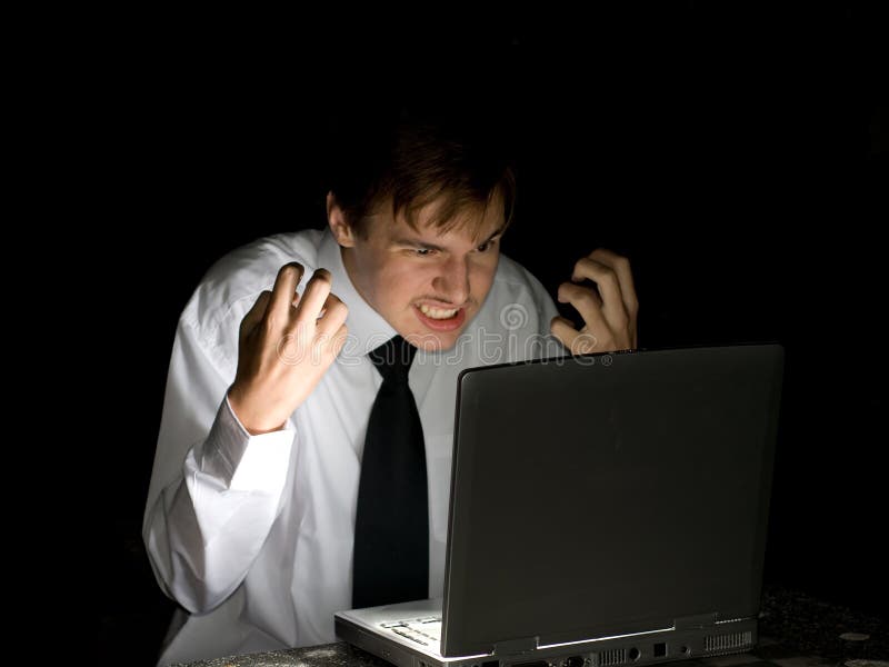 Computer hacker stock images