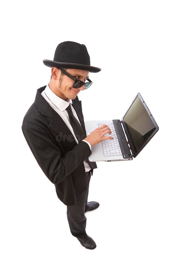 Computer hacker royalty free stock images