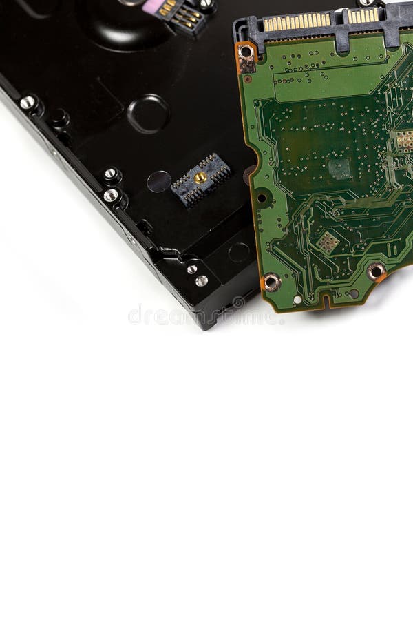 Computer Hard Drive for Storing Large Amounts of Information Stock