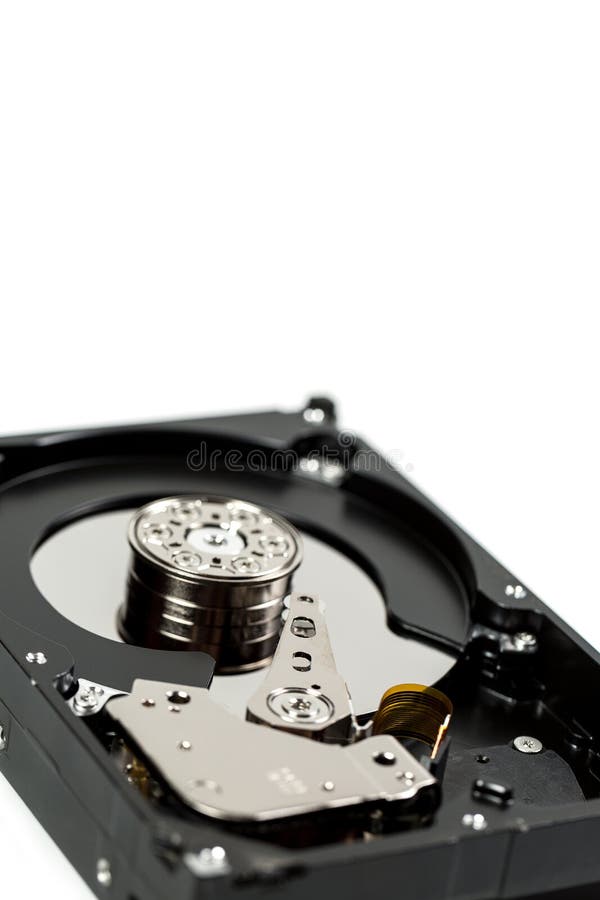 Computer Hard Drive for Storing Large Amounts of Information Stock
