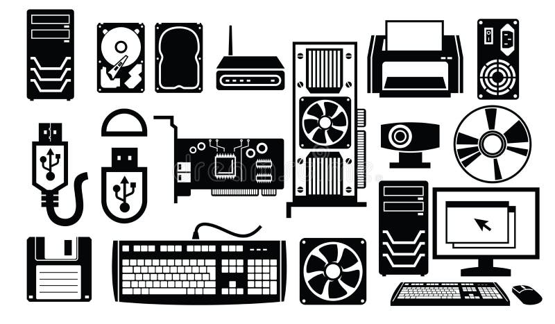 Computer hardware icon