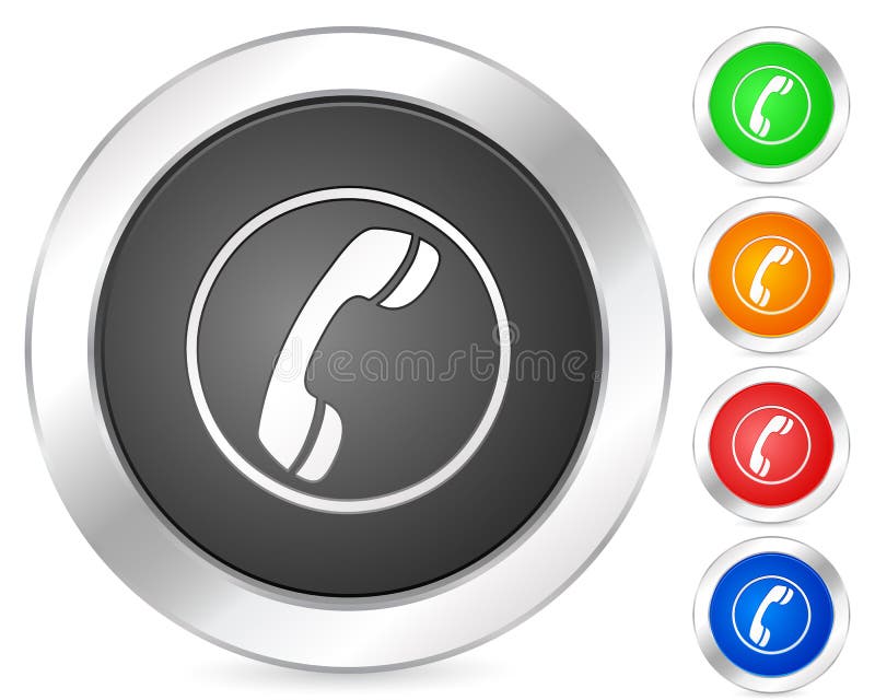 Computer icon phone stock illustration