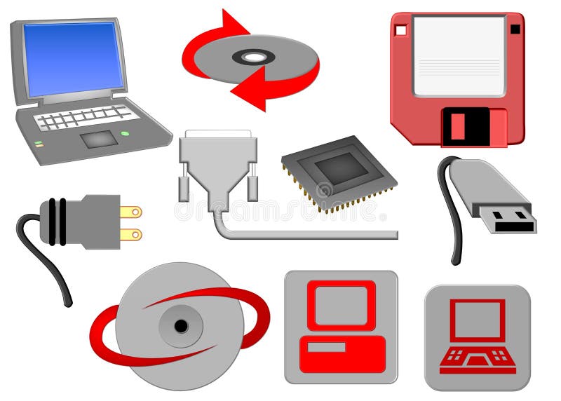 Computer icons stock illustration