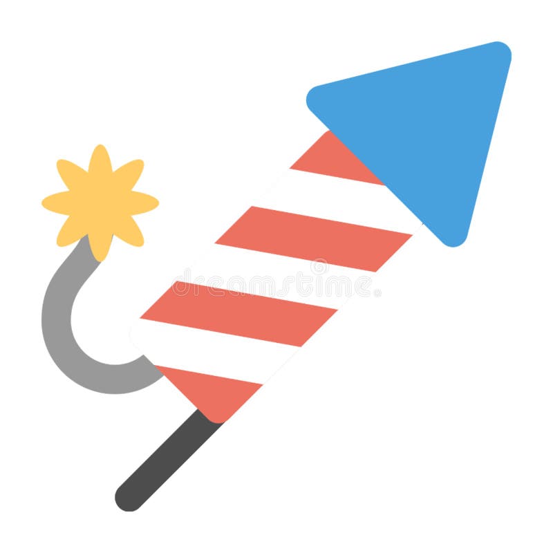 Fireworks illustration. stock illustration