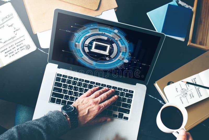Computer Information Technology Connection Concept stock photos Computer Information Technology Connection Concept stock photos