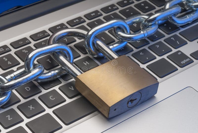 Computer internet security stock photos