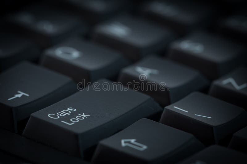 Keyboard caps lock key stock photo. Image of enter, laptop 4640846