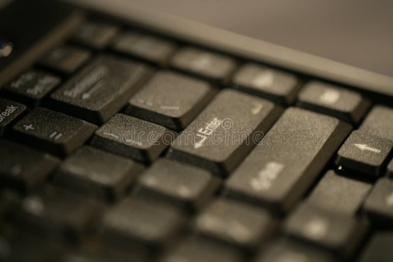 Computer keyboard keys closeup royalty free stock photos