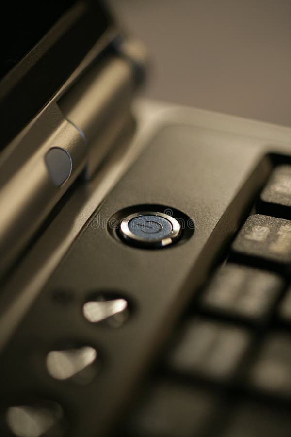 Computer keyboard keys closeup stock image