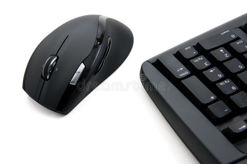 Keyboard & mouse stock photo. Image of computer, white 13831152