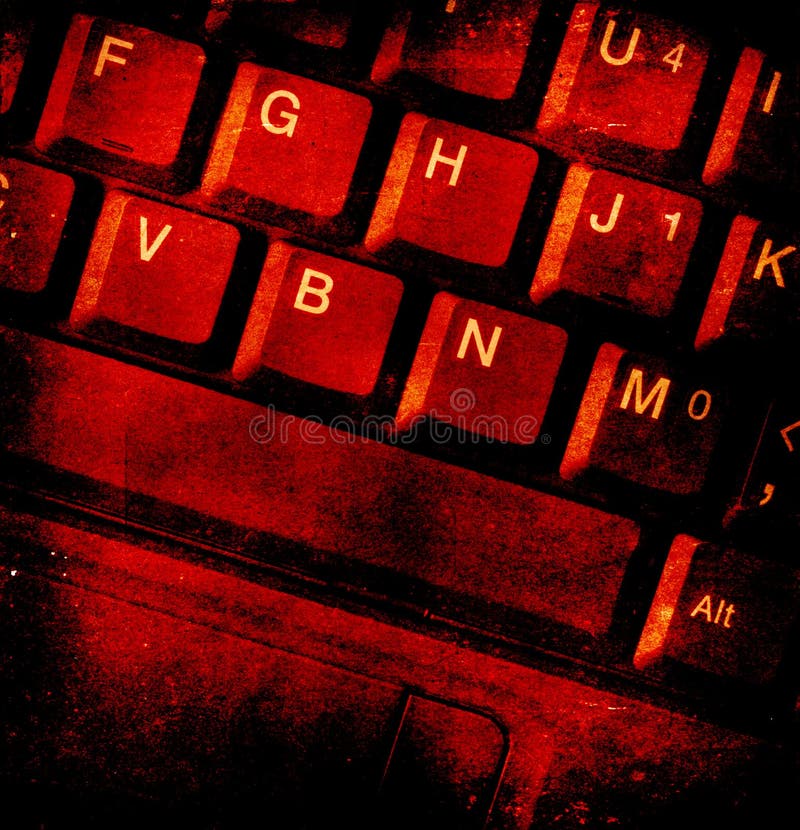 Computer keys stock photo