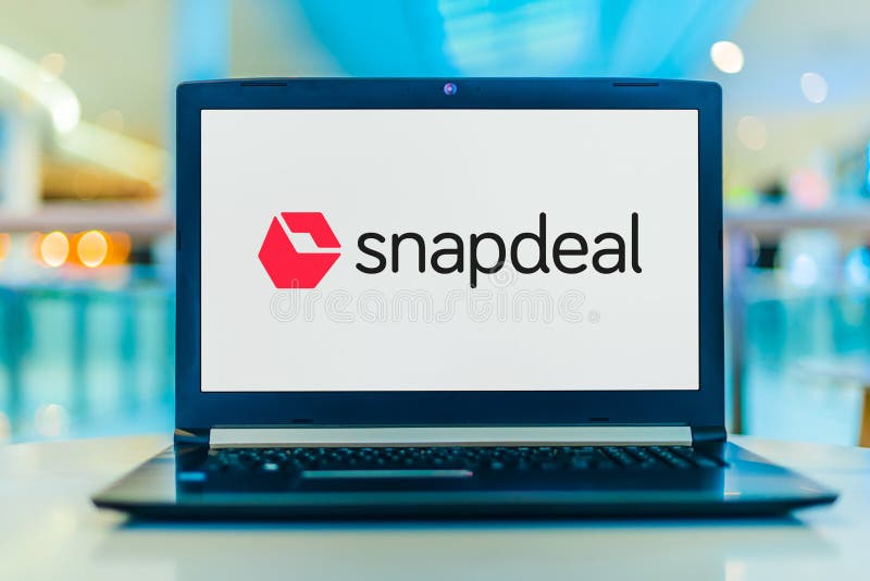 Computer laptop care afișează sigla pentru instantanee. Poznan pol jan 30 2020 : computer laptop care afișează sigla unei întreprinderi indiene de comerț electronic cu sediul în New Delhi India